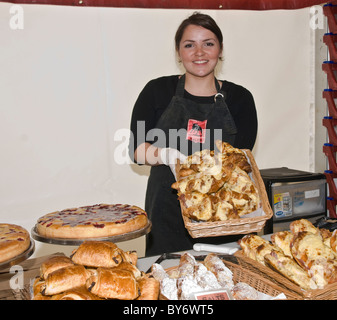 Boulangerie sels exposant à la fête de la nourriture et des boissons à Leyburn Banque D'Images