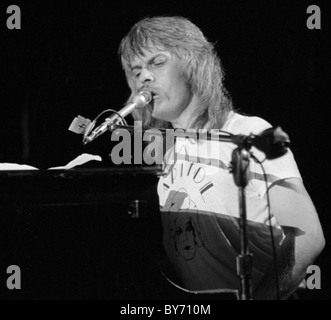 Leon Russel jouer Duke University, Durham, North Carolina, 1971 Leon Russell Banque D'Images