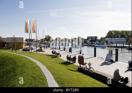 Port de la mer Baltique, Lübeck, Schleswig-Hostein, Allemagne Banque D'Images