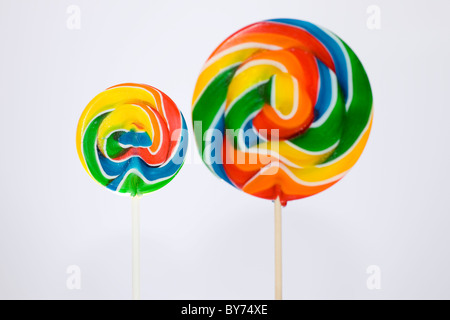 Lollipop avec un fond isolé Banque D'Images