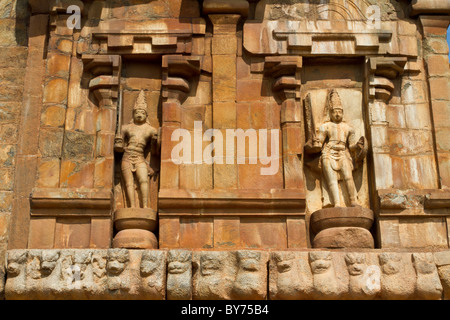 Dans BrihadeeswararTemple Thanjavur a été construit en l'année 1010 annonce par Raja Raja Chola, également connue sous le nom de 'Grand Temple. Banque D'Images