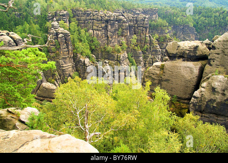 - Fluchtwand Fluchtwand la montagne 14 Banque D'Images