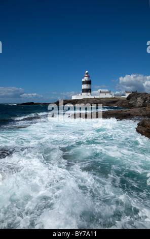 Hook Head, dans l'Existance pendant 800 ans, le comté de Wexford, Irlande Banque D'Images