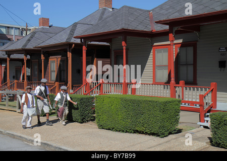 Atlanta Georgia,Auburn Avenue,Martin Luther King Jr NHS,site historique national,histoire,mouvement des droits civils,ségrégation,quartier,shotgun House,B Banque D'Images