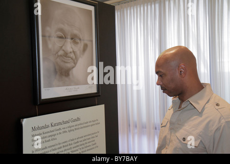 Atlanta Georgia,Martin Luther King Jr NHS,National Historic site,National Park Service Visitors Center,histoire,mouvement des droits civils,ségrégation,Blac Banque D'Images