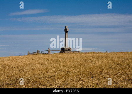 Flodden le monument commémorant la bataille de Flodden Field 1513 près du village de Branxton Northumberland England Banque D'Images