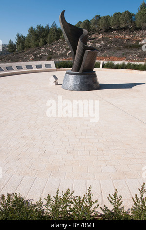 9.11 mémorial pour les tours jumelles à New York. disiater Emeq Haarazim. Jérusalem Banque D'Images