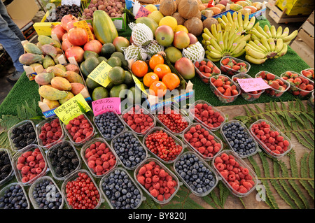 Italie, Rome, Campo de' Fiori, étals de marché Banque D'Images