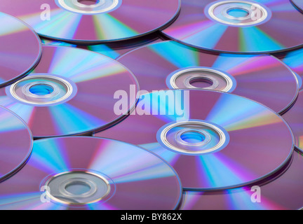 Les disques compacts CD Contexte Banque D'Images