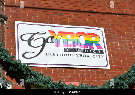 Ybor City Spanish centre culturel à Tampa en Floride Banque D'Images