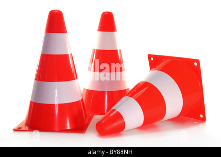 Trois pylônes in front of white background Banque D'Images