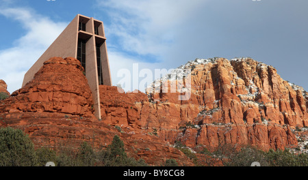 Chapelle de la Sainte Croix à Sedona Banque D'Images