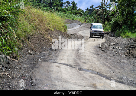 Routes à Madang, Papouasie Nouvelle Guinée Banque D'Images