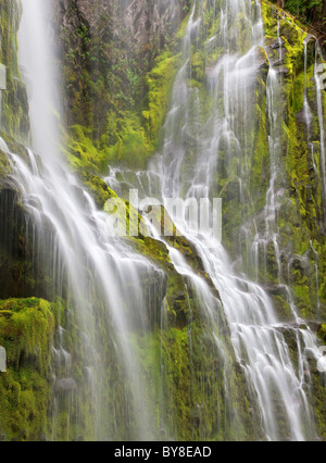 Close up de chutes Proxy. Trois Sœurs Désert, Oregon Banque D'Images