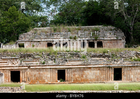 Le palais, PUCC ruines mayas de LABNA, YUCATAN, MEXIQUE Banque D'Images
