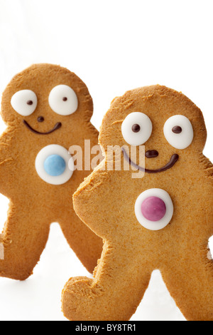 Gingerbread men / Biscuits Banque D'Images