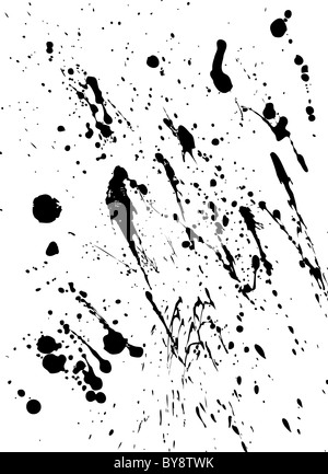 Une image d'huile / peinture splatter. Banque D'Images
