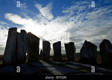 Dervla St.'s Twist, une sculpture contemporaine sur le Sáile Le Tír Sculpture Trail, la péninsule de mulet, Comté de Mayo, Irlande Banque D'Images