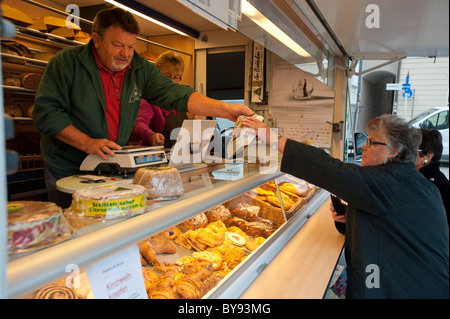 Market à Passau, Bavière, Allemagne, Europe Banque D'Images