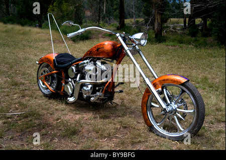 Chopper Harley Davidson Banque D'Images