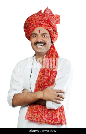 Portrait of a man smiling Banque D'Images