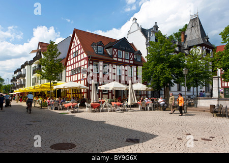 Idstein, Half-Timbered Allemand House Road, district de Rheingau-Taunus, Hesse, Germany, Europe Banque D'Images