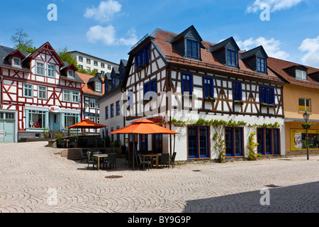 Idstein, Half-Timbered Allemand House Road, district de Rheingau-Taunus, Hesse, Germany, Europe Banque D'Images