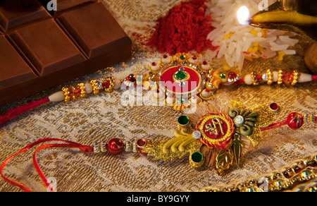 Close-up des Rakhis Banque D'Images