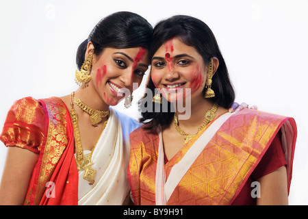 Portrait de femmes Bengali Banque D'Images