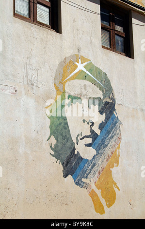 L'art du graffiti de Che Guevara à la Havane Banque D'Images