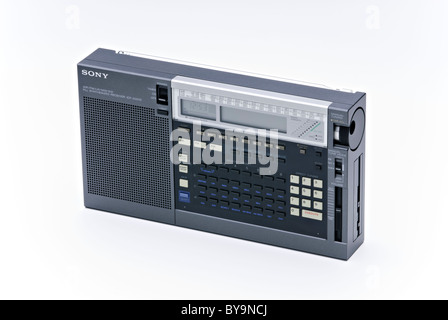 1985 radio Sony ICF-2001D Banque D'Images