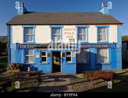 Tom Crean pub, le Pôle Sud Inn, Anascaul, péninsule de Dingle, comté de Kerry, Irlande Co célèbre explorateur de l'Antarctique Banque D'Images