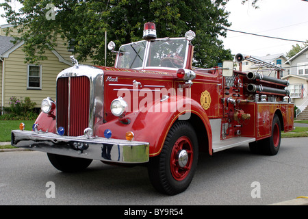 Littleferry Société flexible New Jersey 1 camion Mack antique Banque D'Images
