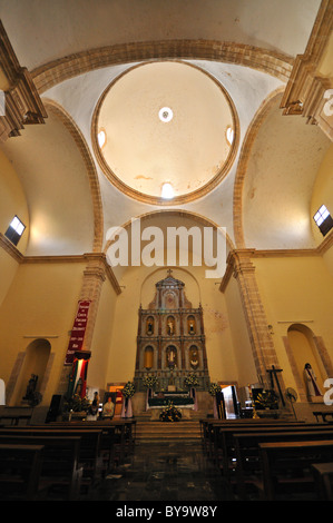 La cathédrale de San Gervasio Valladolid Yucatan Mexique Banque D'Images