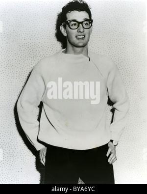 BUDDY Holly (1936-1959) musicien pop US sur 1958 Banque D'Images