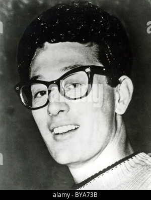 BUDDY Holly (1936-1959) musicien pop US Banque D'Images