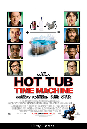 Hot Tub Time Machine Année : 2010 USA Réalisateur : Steve Pink Movie poster (USA) Banque D'Images