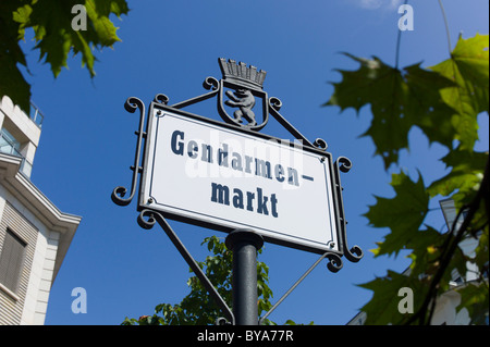 Inscrivez-vous pour la place, Gendarmenmarkt, Friedrichstadt, Berlin, Germany, Europe Banque D'Images