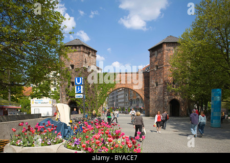 Porte Sendlinger Tor, Altstadt-Lehel district, Munich, Bavaria, Germany, Europe Banque D'Images