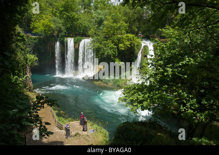 Dueden Cascades près de Antalya, Turkish Riviera, Turquie Banque D'Images