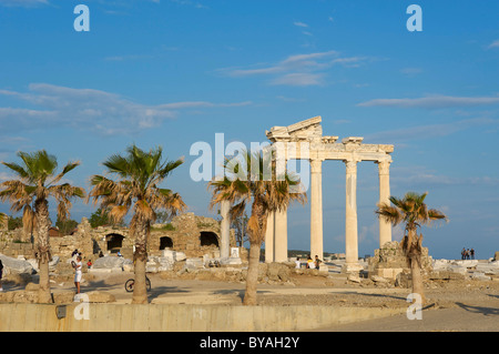 Temple d'Apollon à côté, Riviera turque, la Turquie, l'Asie occidentale Banque D'Images