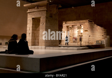 Le Temple de Dendur, période romaine, ca 15 b c , l'Egyptien, Dendur, Nubia, Banque D'Images