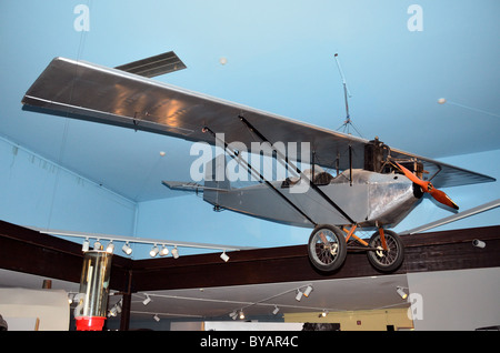 Un style ancien avion de l'hélice. Musée des Rockies, Bozeman, Montana, USA. Banque D'Images