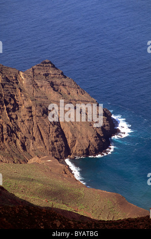 Près de Argamul, Punta del Peligro, la Gomera, Canary Islands, Spain Banque D'Images