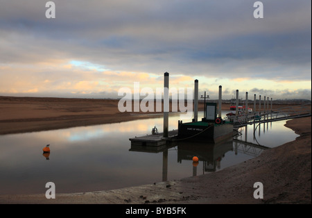 Le nouveau port extérieur au bien-next-the-Sea sur la côte de Norfolk. Banque D'Images