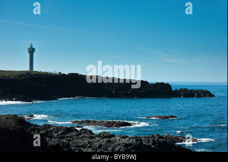 Le phare de la côte de la bombilla, La Palma, Canary Islands, Spain Banque D'Images