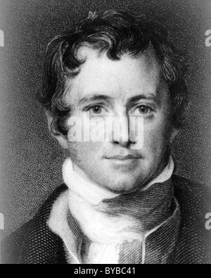 HUMPHRY DAVY (1778-1829) chimiste et inventeur anglais, vers 1830 Banque D'Images