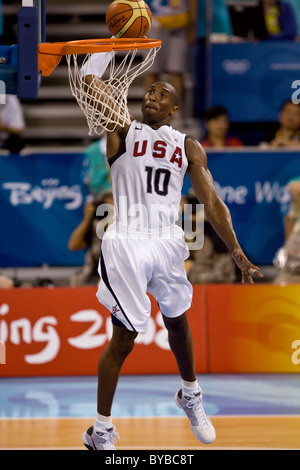 Kobe Bryant (US) USA-Chine men's basketball action aux Jeux Olympiques d'été 2008, Pékin, Chine Banque D'Images