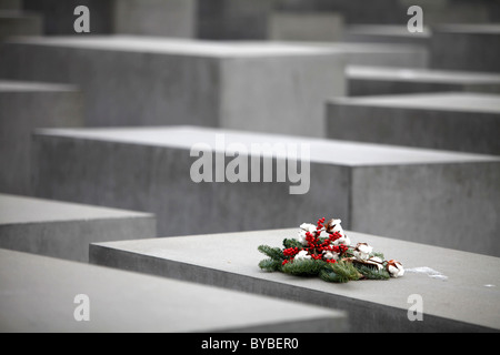 Mémorial aux Juifs assassinés d'Europe, Holocaust Memorial, Berlin, Germany, Europe Banque D'Images