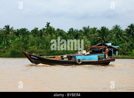 Delta du Mékong, au Sud Vietnam, Vietnam, Asie Banque D'Images